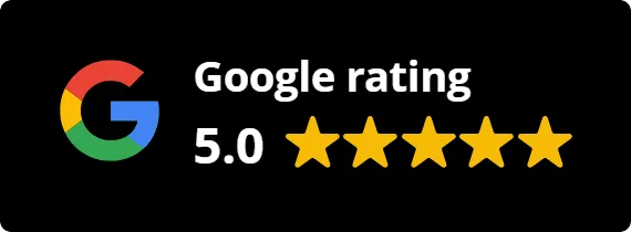 Google értékelés: 5,0, öt csillag